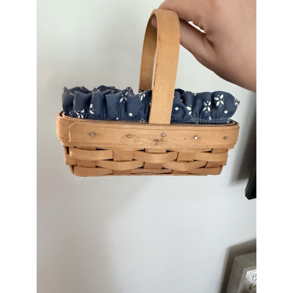 1996 Longaberger "Horizon of Hope" Basket w/ Liner, Protector